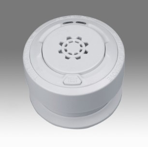 What is the function of a carbon monoxide alarm?